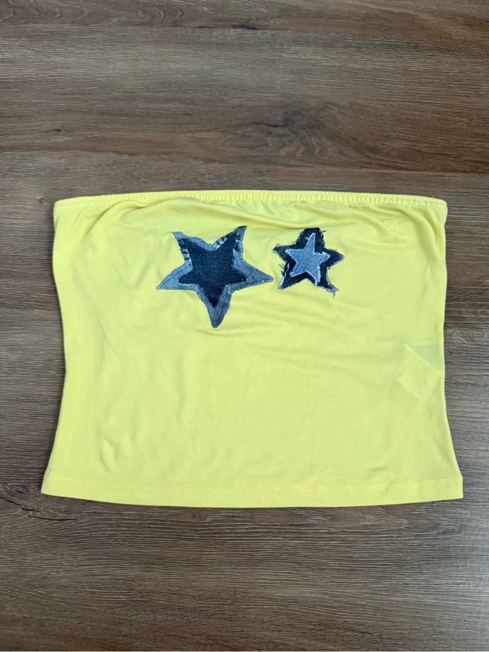 Yellow Star Tube Top